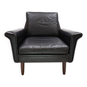 Gustav Thams leather lounge chair, 1960