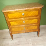 Commode en marqueterie style Louis XV