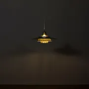 Type 240 pendant lamp, designed by Mogens Davidsen, Superlight, Denmark, 1970s.