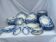 Magnificent old English semi-porcelain Ridgways rose pattern service