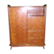 Armoire secrétaire, placage de chêne 1960