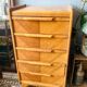 Small wooden chest of drawers from the 1950s.