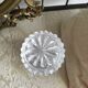 Crystal and glass wine decanter