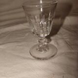 8 crystal aperitif glasses by "Baccarat", model "Caton"