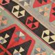 6x8 Kilim Multicolor Geometric Style Kilim Rug, 168x235 Cm