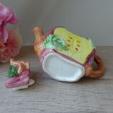 Miniature Potato Shaped Teapot Vintage Ceramic Chewable