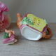 Miniature Potato Shaped Teapot Vintage Ceramic Chewable