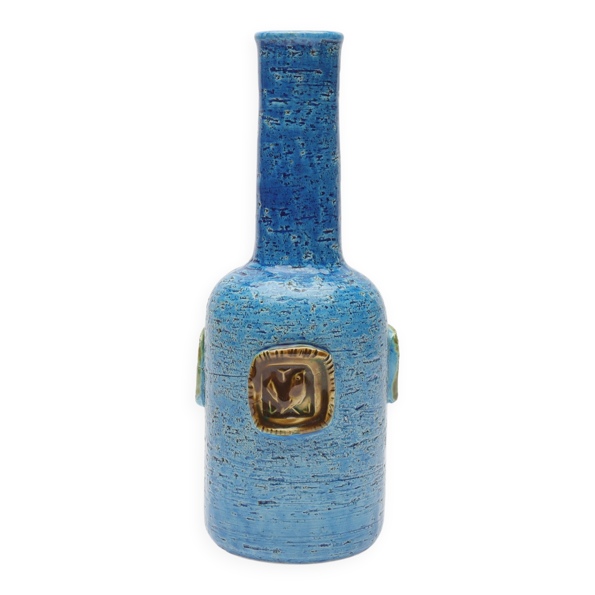 Aldo Londi vase in ceramic from Bitossi, Italy, 1960.