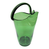 Empoli blown glass pitcher from the 60s