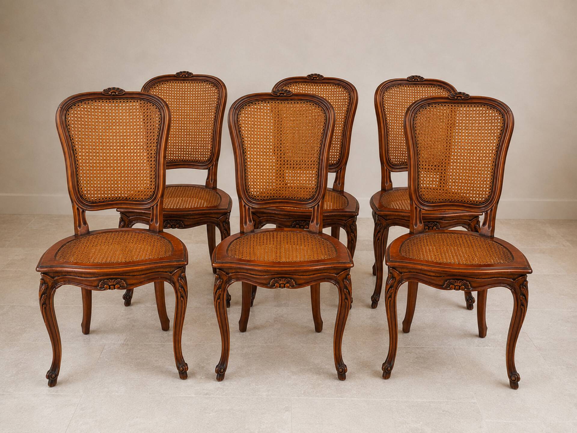 Lot of antique chairs