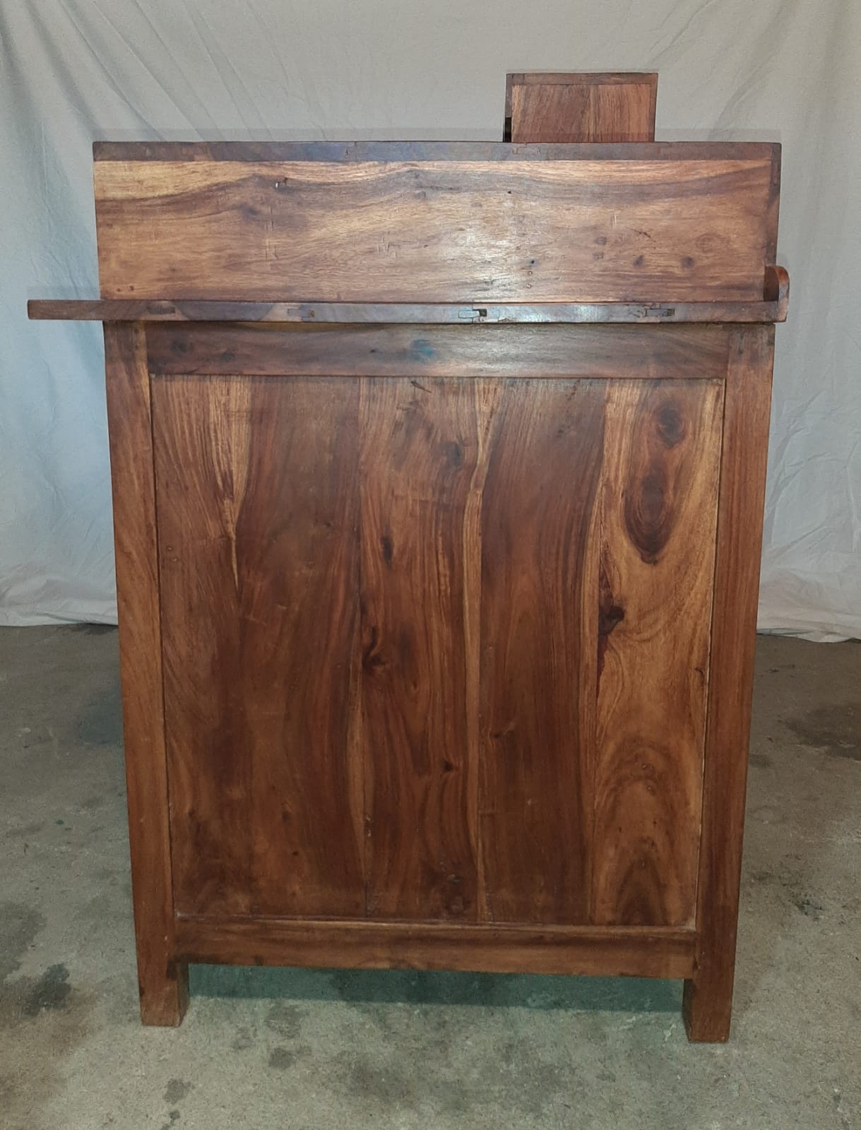 Subtle and neat solid rosewood desk