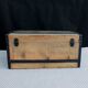 Wooden travel trunk