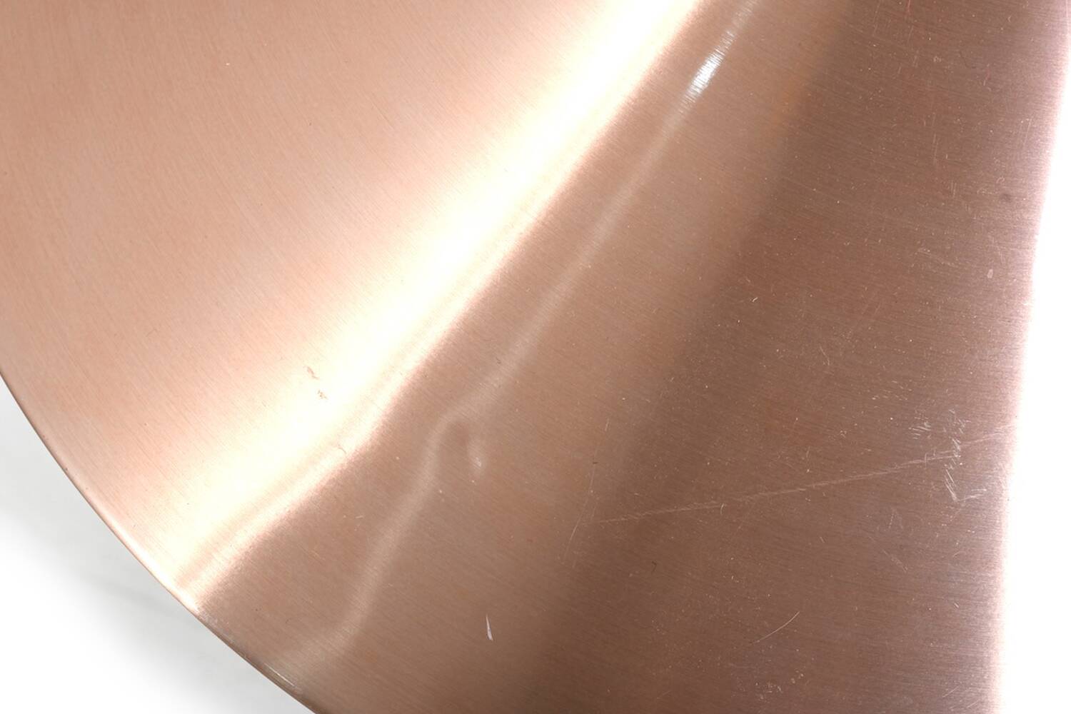 Danish trumpet-shaped Pendant Lamp in Copper