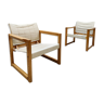 Set of 2 Swedish safari chairs 'diana' Karin Mobring