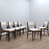 Set of 6 model 110 dining chairs Ico Parisi for Cassina, 1960s
