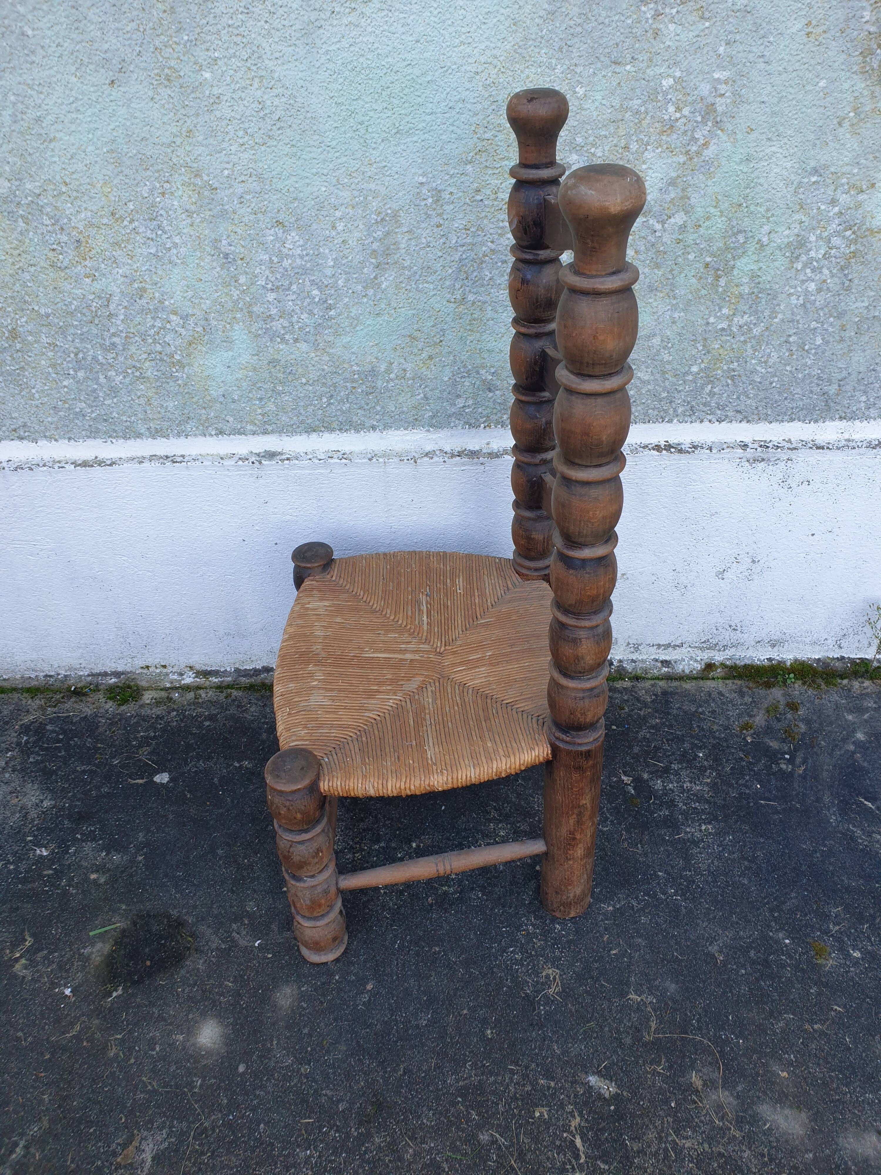 Brutalist chair in the Charles Dudouyt 60's style