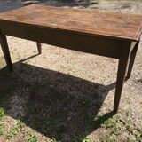 Chestnut farm table 19th