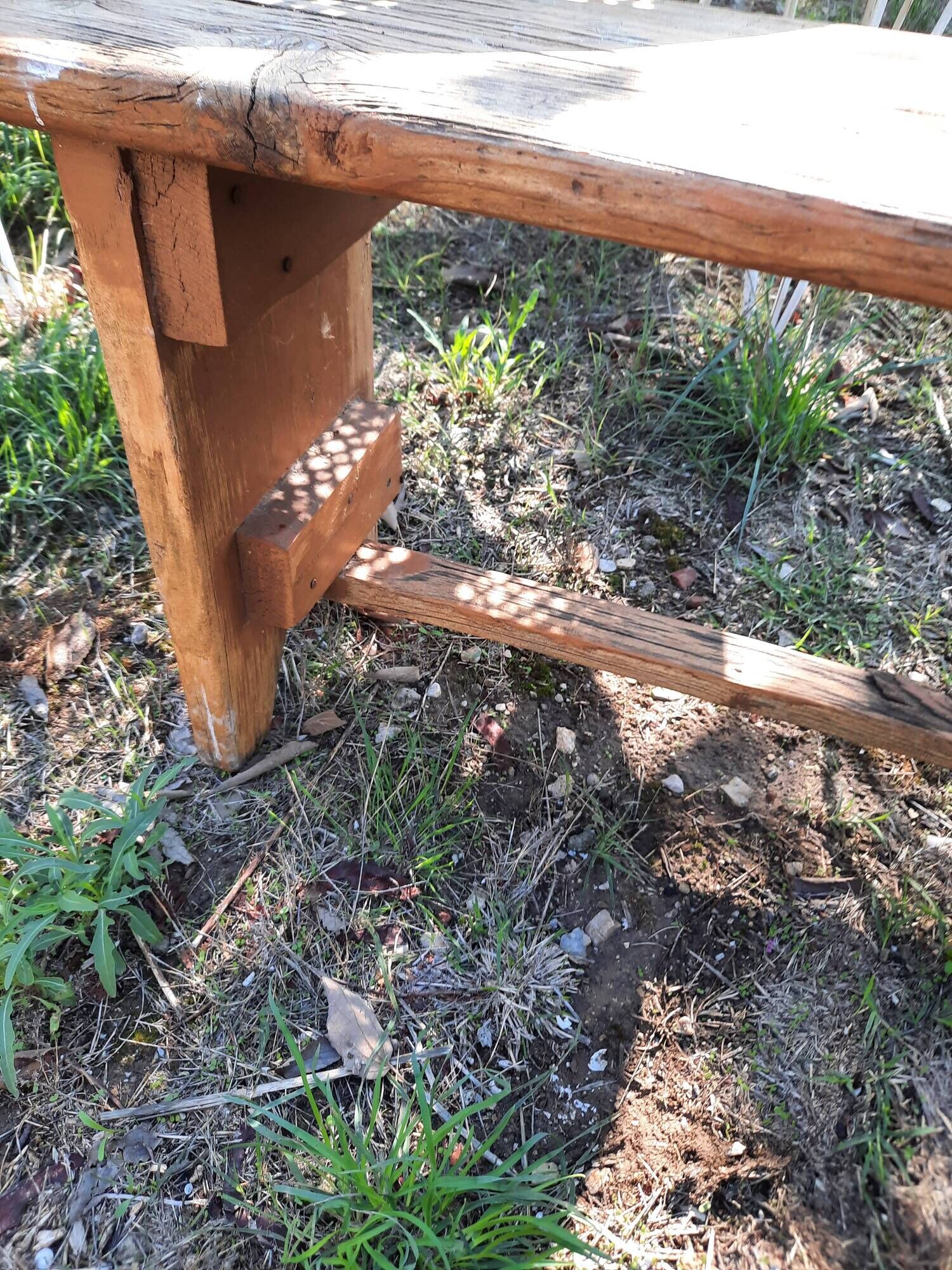 Old farm benches