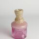 Unique Bubblegum Pink and Yellow Art Glass Vase by Milan Vobruba, Sweden 1980s