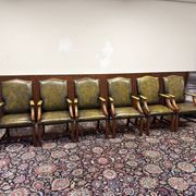 Set of Classic English Chesterfield President Chairs