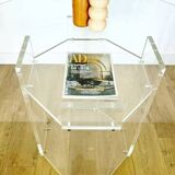 octagonal glass table