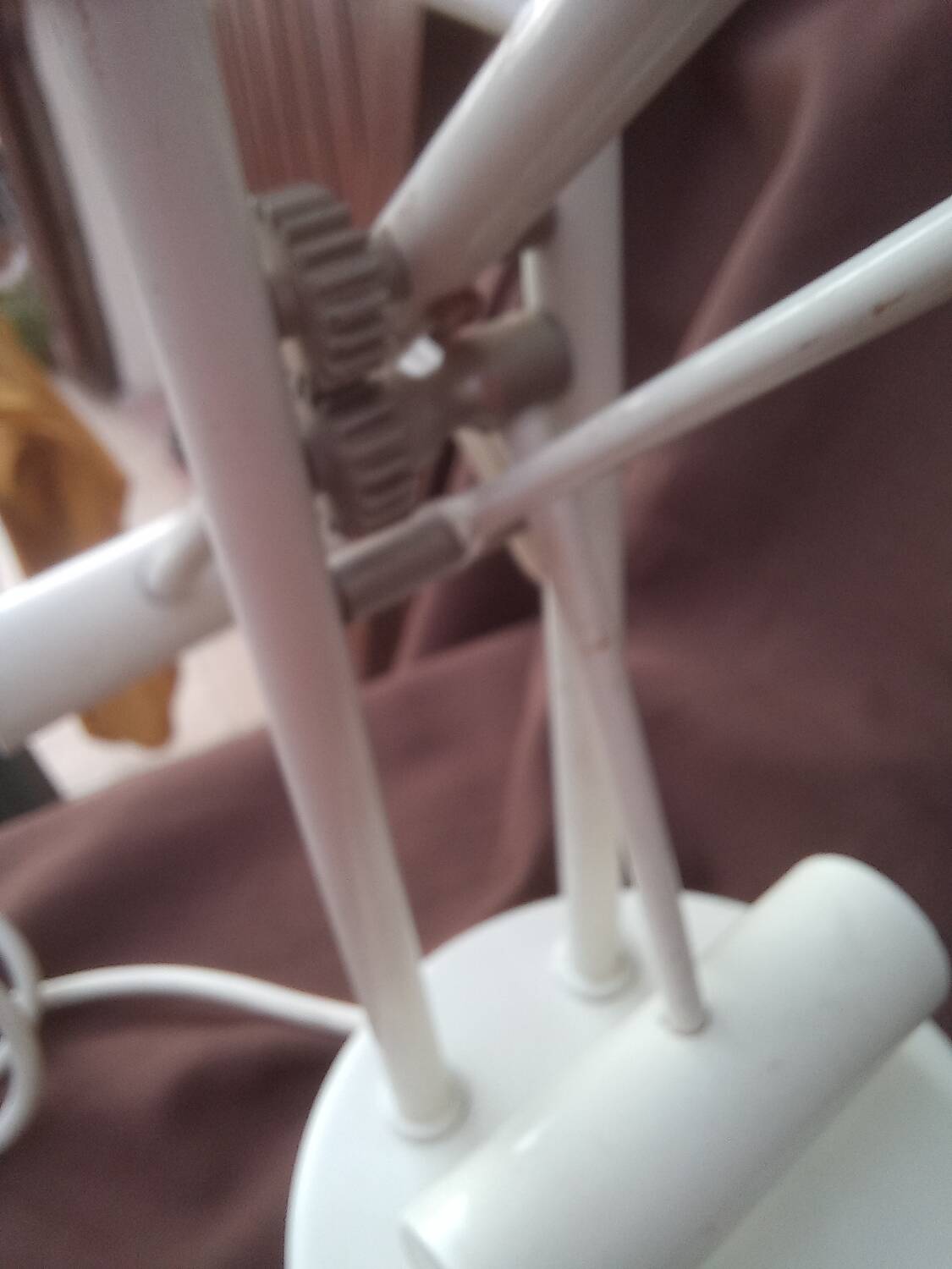 Starmat lamp with counterpoid vintage 80s