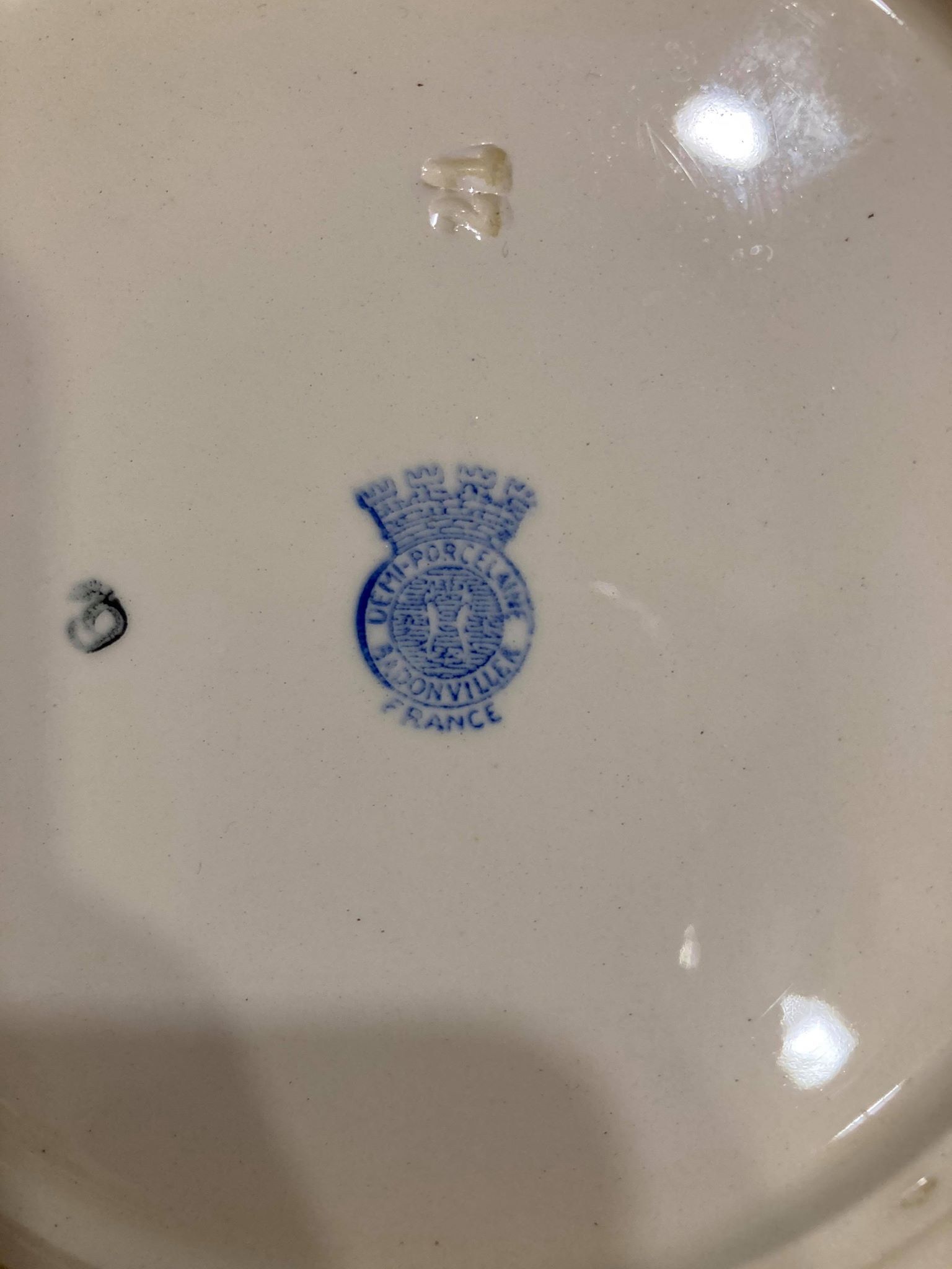 Lot 3 pieces Badonviller