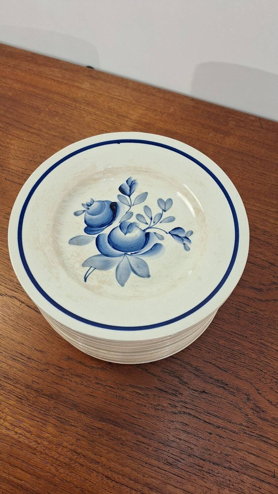 Set of Gien Ajaccio dessert plates