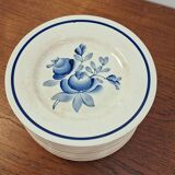 Set of Gien Ajaccio dessert plates