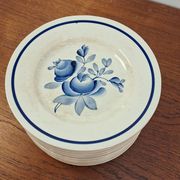Set of Gien Ajaccio dessert plates
