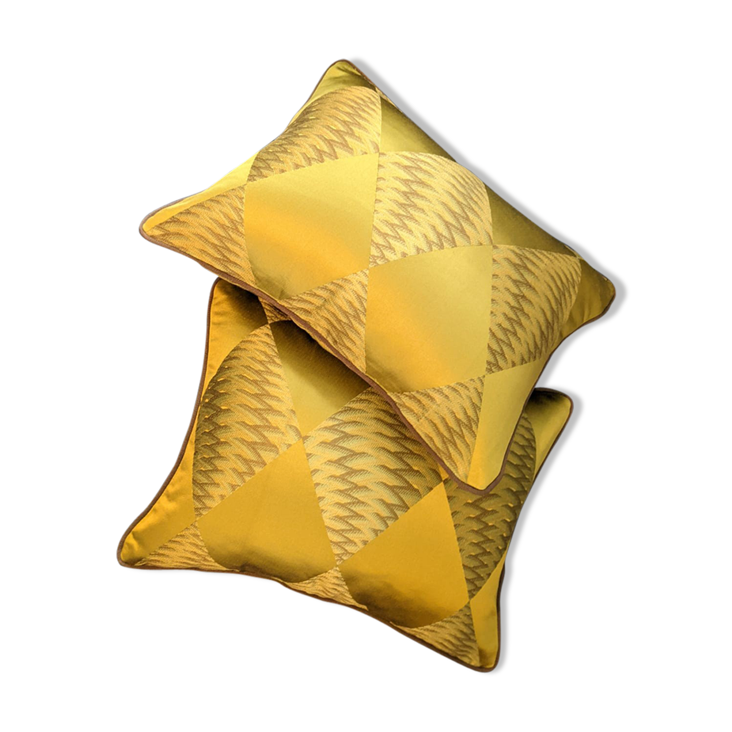 Vintage fabric cushion