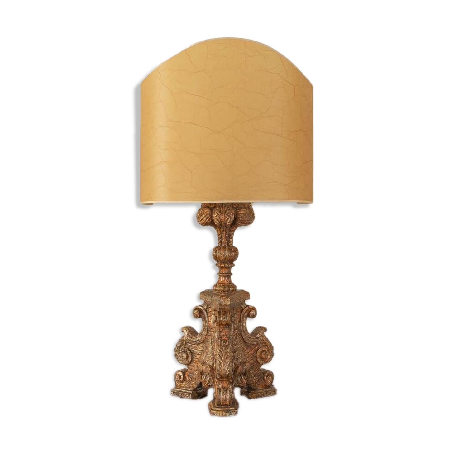 Lampe de table baroque, fabriquée à la main