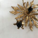 Golden sconce