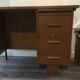Bureau en bois et métal de style moderniste, années 60