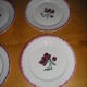Service de table de 10 assiettes plates et 10 creuses Badonviller