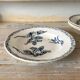 Luneville Tulips ironstone soup plates