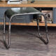 Vintage industrial metal stool – restored – workshop style