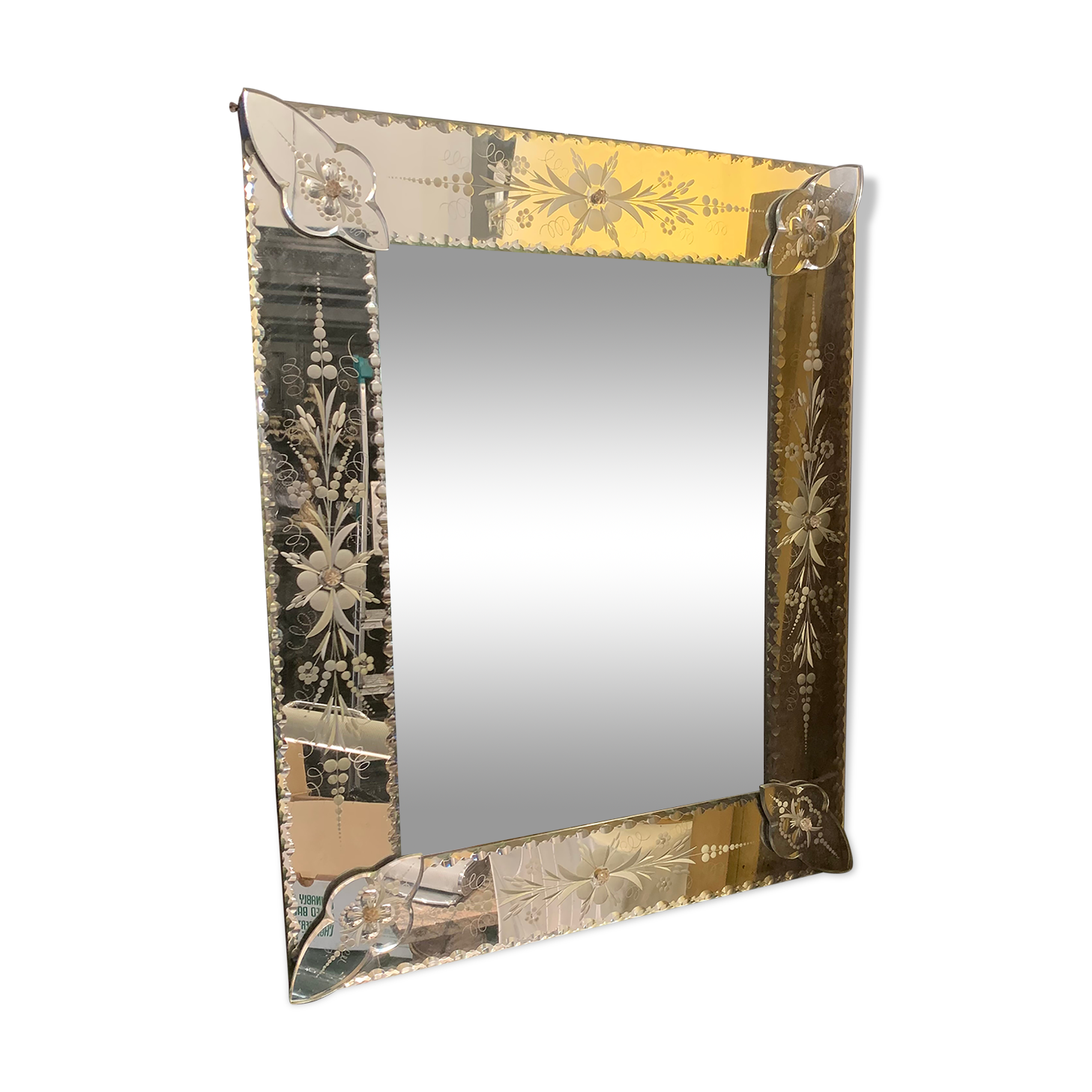 20th century Venetian mirror design