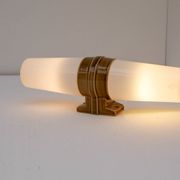 Vintage porcelain bathroom light by Sigvard Bernadotte for Ifö, 1960