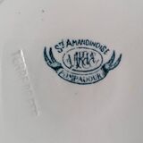 4 Saint Amandinoise dessert plates Pompadour collection