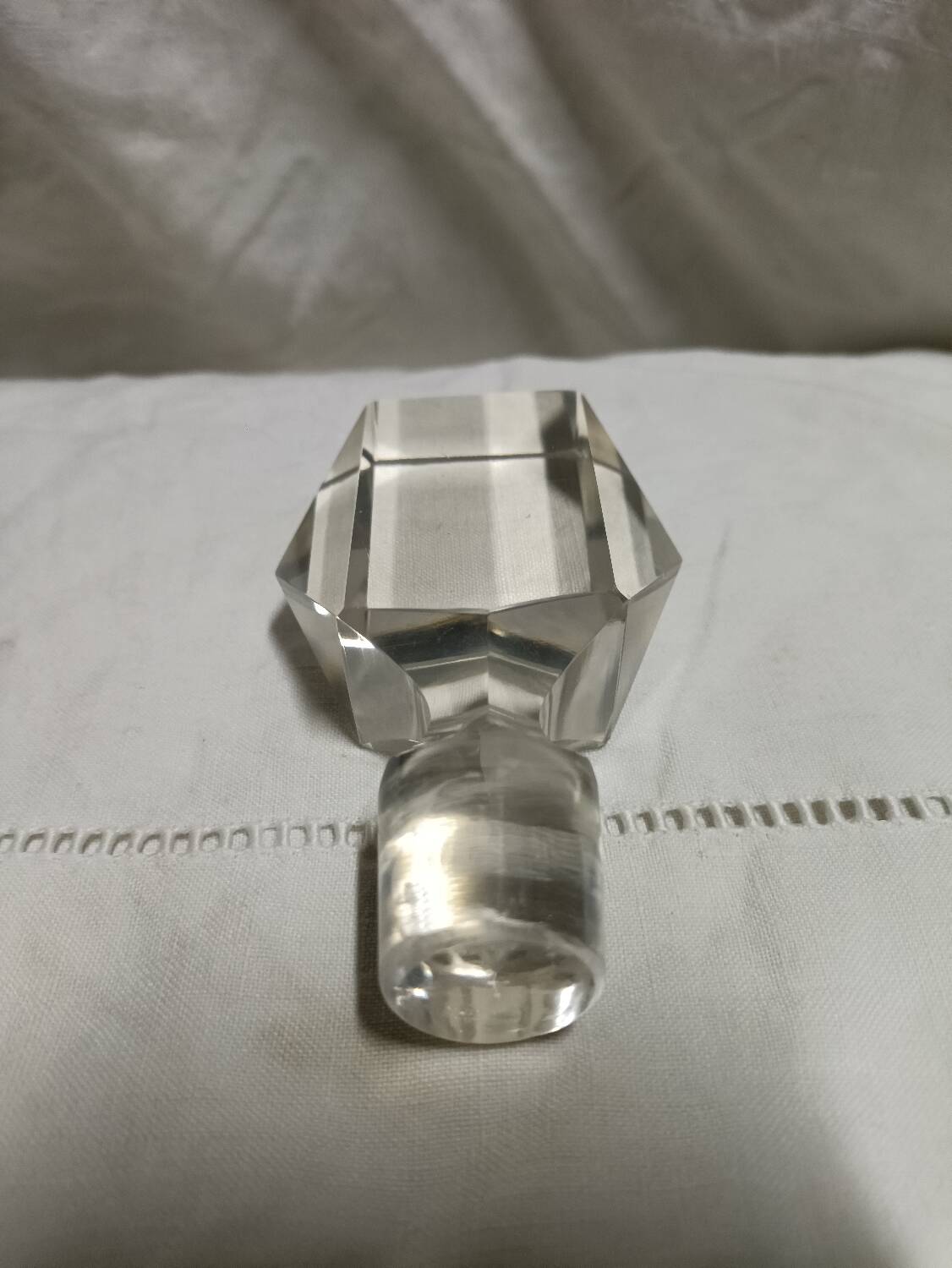 Art Deco crystal carafe