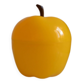 Vintage yellow apple ice bucket or ice cubes 1970 70's