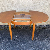 Scandinavian extendable round table