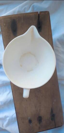 Saucière St Amand Numéro 2079 vichy bleu vintage