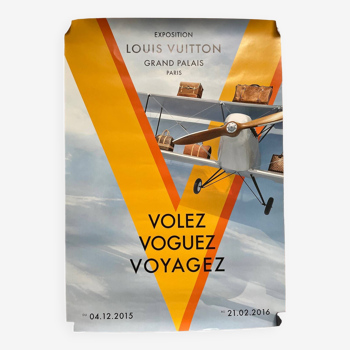 Affiche originale Louis Vuitton - Volez Voguez Voyagez