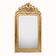 Louis-Philippe mirror from the 19th century with vase and crown of flowers.