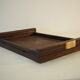 Tray 1930 in rosewood and in bakelite