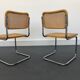 Pair chairs design Marcel Breuer, Italy, 1980