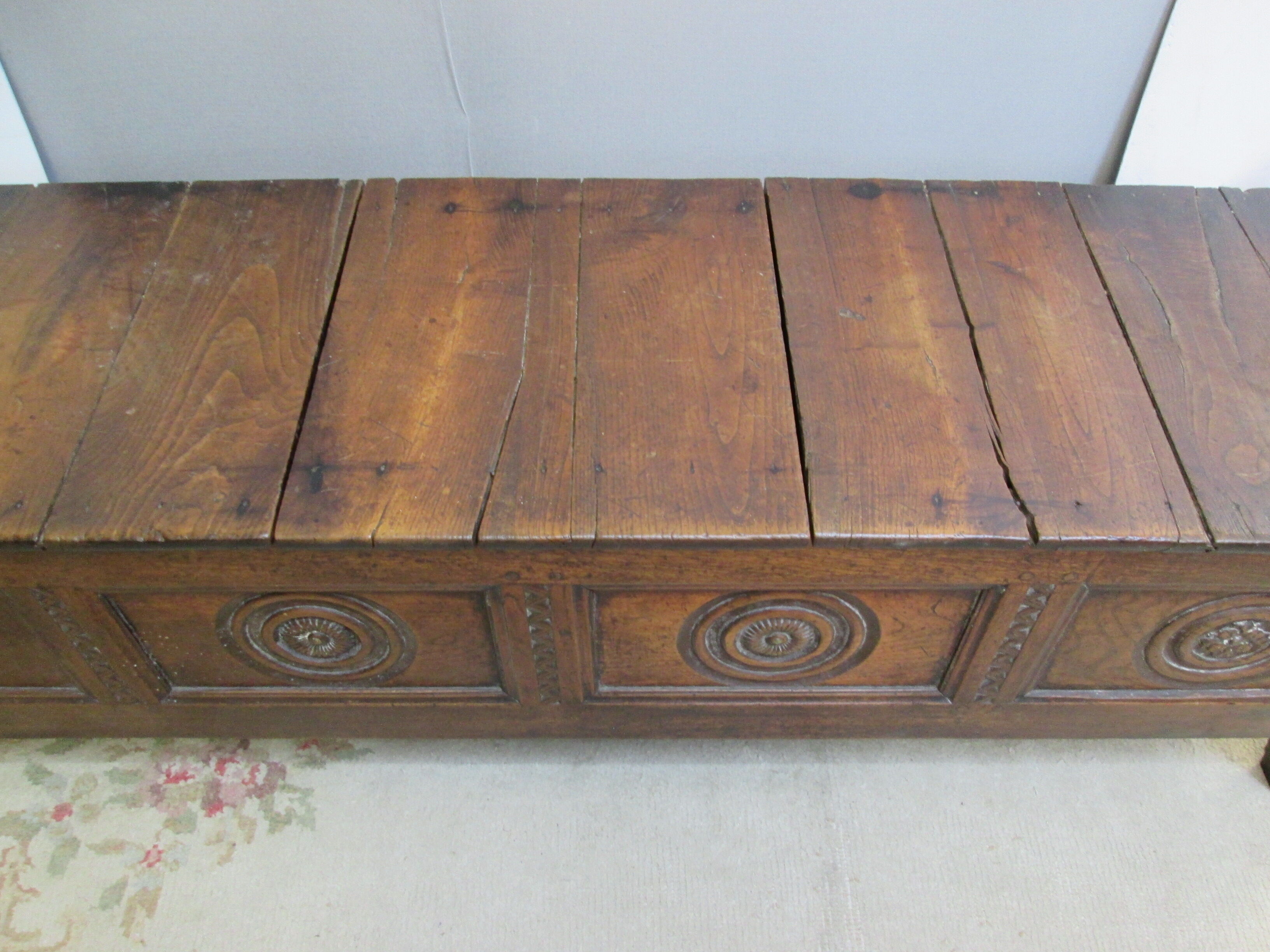 Chest in chestnut tree