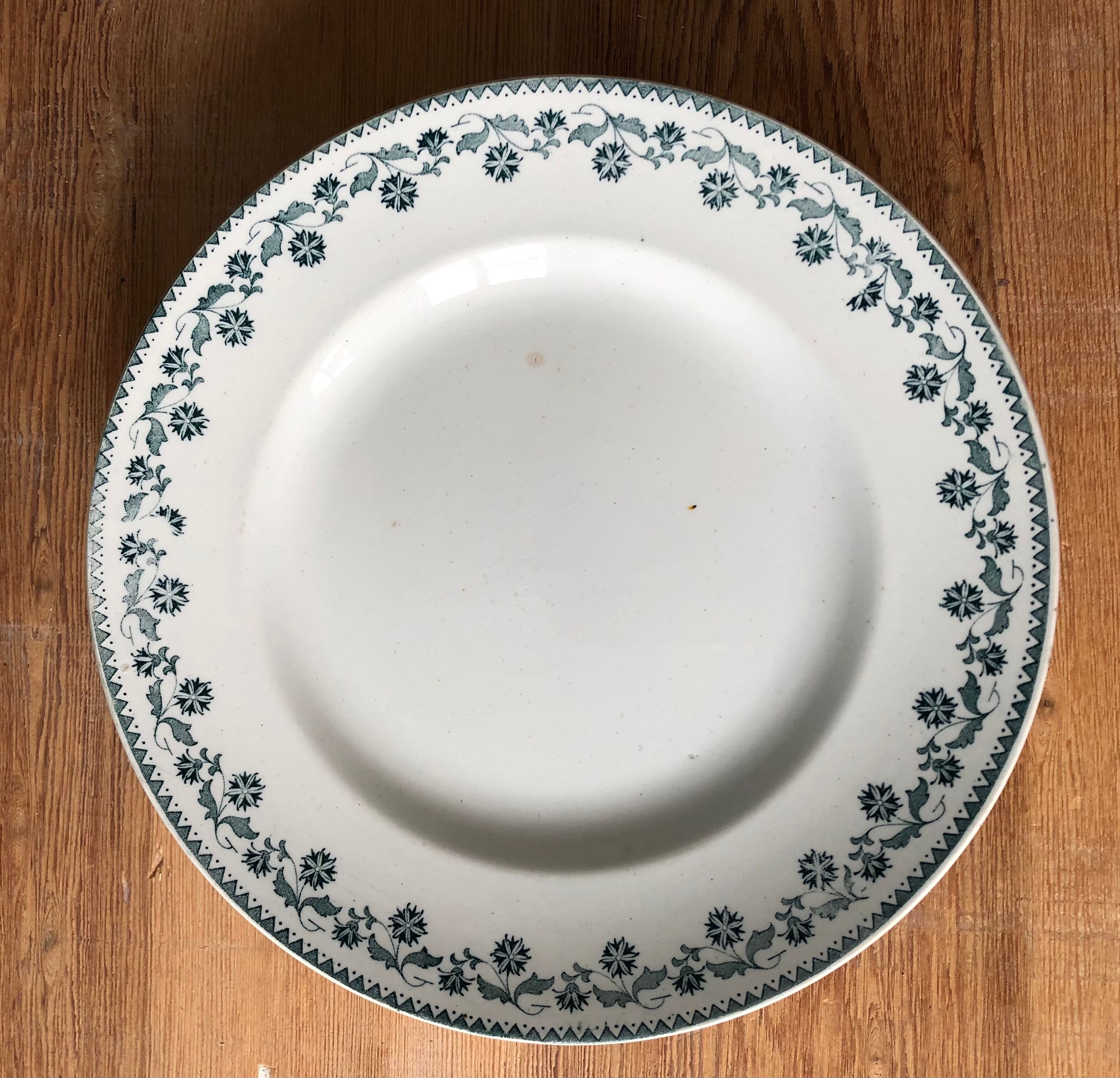 Old compotier dish 19th Mill of Wolves model Georgette